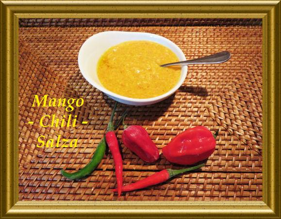 Mango-Chili-Salza aus der Taraland Lehrküche